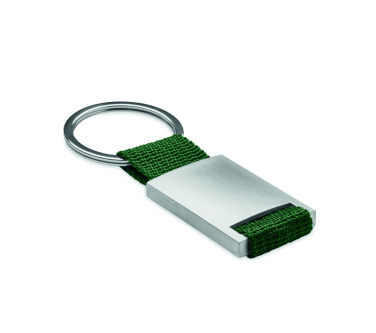 Logotrade promotional product picture of: Metal rectangular key ring Espoo