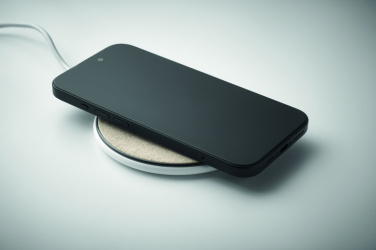 Logotrade promotional gift picture of: Cork wireless charger 15W