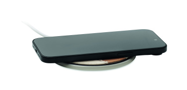 Logo trade promotional gift photo of: Cork wireless charger 15W