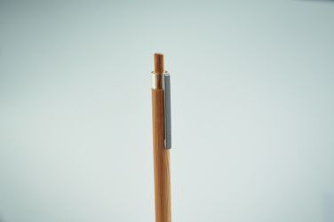 Logotrade corporate gift image of: Push button bamboo pen