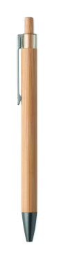 Logotrade business gift image of: Push button bamboo pen