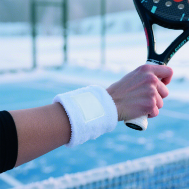 Logo trade promotional products image of: Wristband in polycotton
