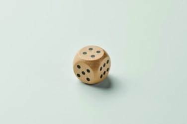 Logo trade advertising products picture of: Schima wooden dice 3cm dia