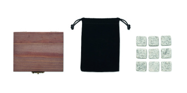 Logotrade corporate gift picture of: 9 stone ice cube set in box