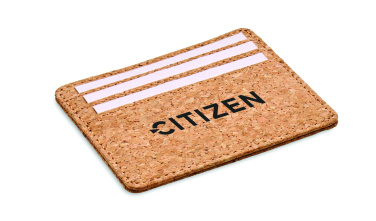 Logo trade promotional gift photo of: Cork cardholder with RFID