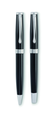 Logo trade corporate gift photo of: Ball pen and roller set