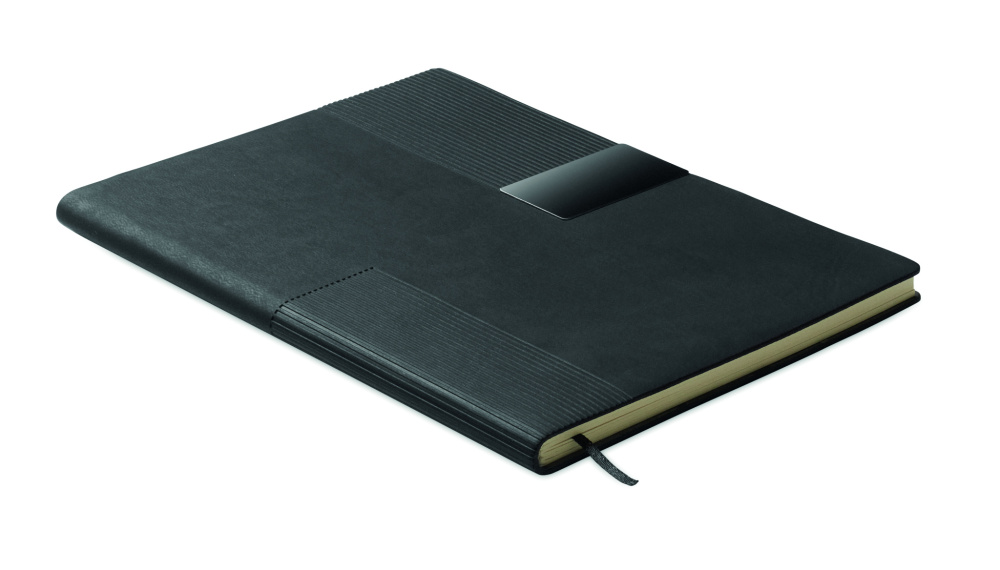 Logo trade promotional items picture of: A5 PU notebook