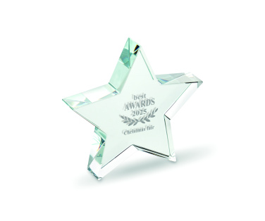 Logotrade business gifts photo of: Glass star award
