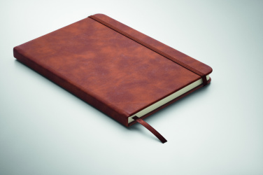 Logo trade corporate gift photo of: A5 smokey PU notebook