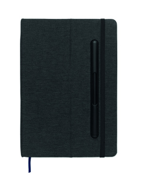 Logo trade promotional products image of: A5 notebook with phone holder