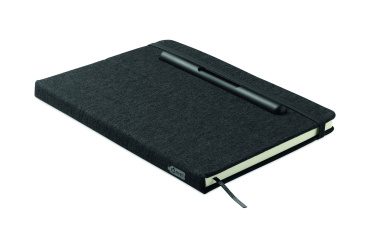 Logo trade promotional merchandise photo of: A5 notebook with phone holder