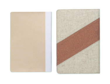 Logo trade advertising products picture of: A5 notebook with 15W charger