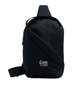 Logo trade promotional giveaways picture of: Cross chest bag in soft PU