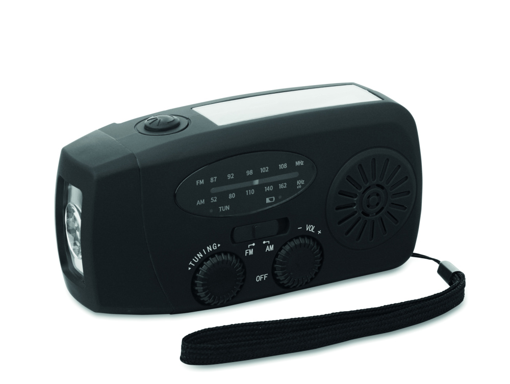 Logotrade corporate gift image of: Portable radio with LED torch