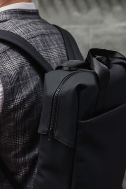 Logo trade promotional giveaways picture of: VINGA Baltimore RCS tote backpack