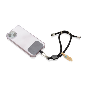 Logo trade promotional giveaways image of: CarryLoop RCS recycled PET adjustable phone holder wristlet