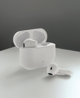 Logotrade promotional giveaways photo of: Tunevo RCS recycled plastic wireless earbuds