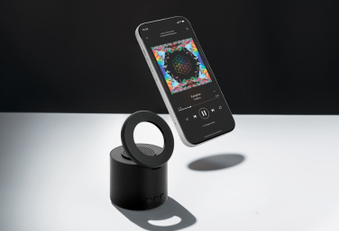 Logotrade promotional merchandise photo of: Magpulse RCS recycled plastic 3W speaker w/magnetic holder