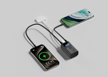 Logo trade promotional item photo of: Urban Vitamin Campbell 55W 10.000mAh pocket powerbank