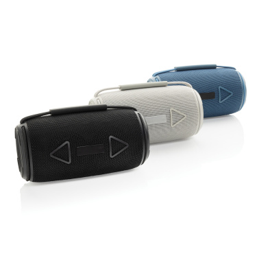 Logo trade advertising products image of: Prisma RCS recycled plastic IPX 4 waterpoof 16W speaker