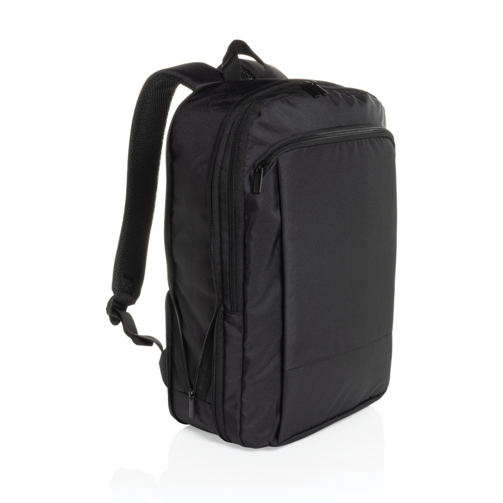 Logotrade promotional products photo of: Flexpack Aware™ RPET Expandable Slim 15.6" Laptop Backpack