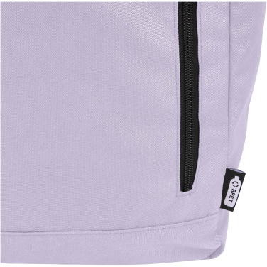 Logo trade promotional giveaways image of: Byron 15.6" GRS RPET roll-top backpack 18L