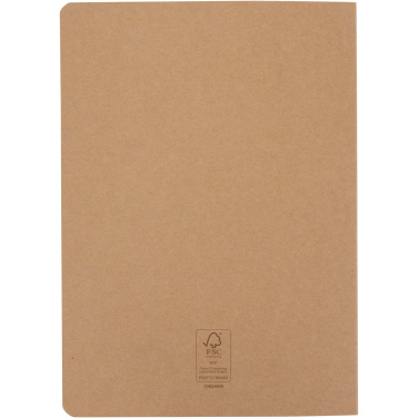 Logotrade promotional products photo of: Slyk A5 kraft cahier notebook with dotted pages