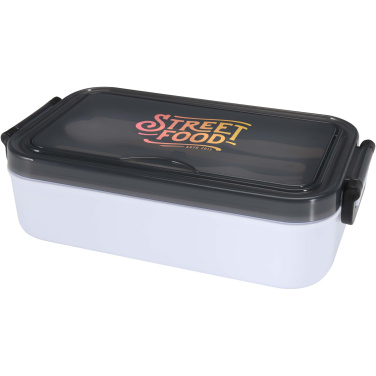 Logo trade advertising product photo of: Snappy lunch box and cutlery set