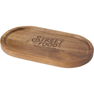 Logo trade promotional items picture of: Edge acacia wood serving tray