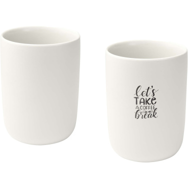 Logo trade promotional items picture of: Male 350 ml ceramic cups - set of 2