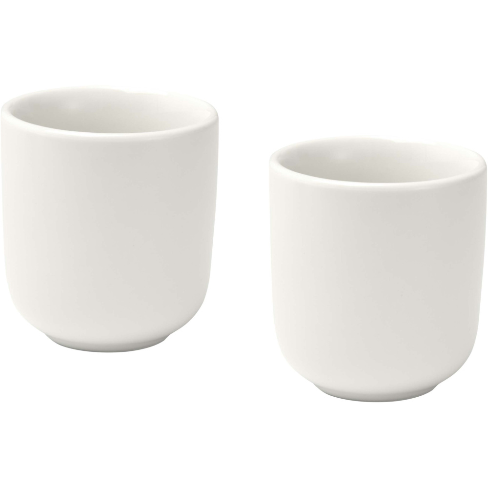 Logotrade promotional item image of: Male 90 ml ceramic espresso cups - set of 2