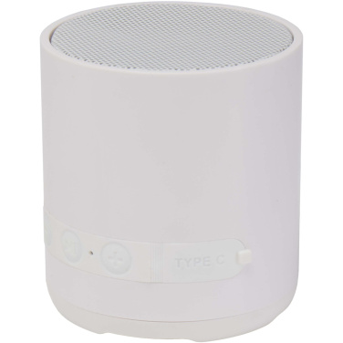 Logo trade promotional giveaway photo of: Hunor 3W recycled plastic wireless speaker