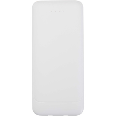 Logotrade corporate gifts photo of: Adhil 10.000 mAh 10W recycled plastic power bank with 2 built-in cables