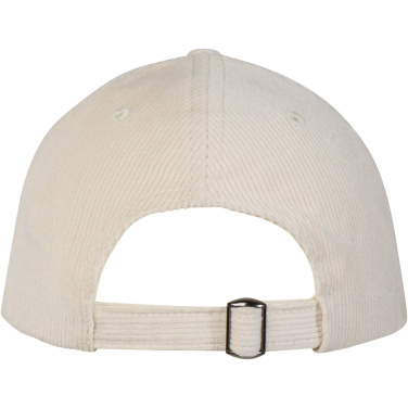 Logotrade promotional merchandise image of: Hutton 6 panel recycled corduroy cap