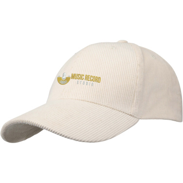 Logotrade promotional item picture of: Hutton 6 panel recycled corduroy cap