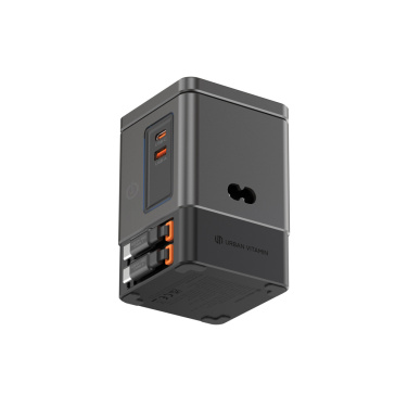 Logotrade promotional item picture of: Urban Vitamin Sacramento 105W GAN charger+retractable cables