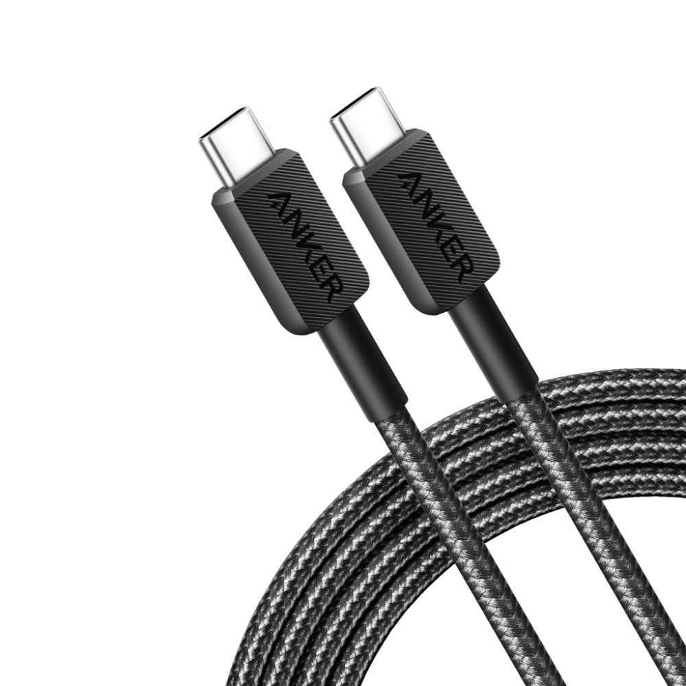 Logo trade promotional merchandise image of: Anker USB-C to USB-C Cable 1.8 metre 60W