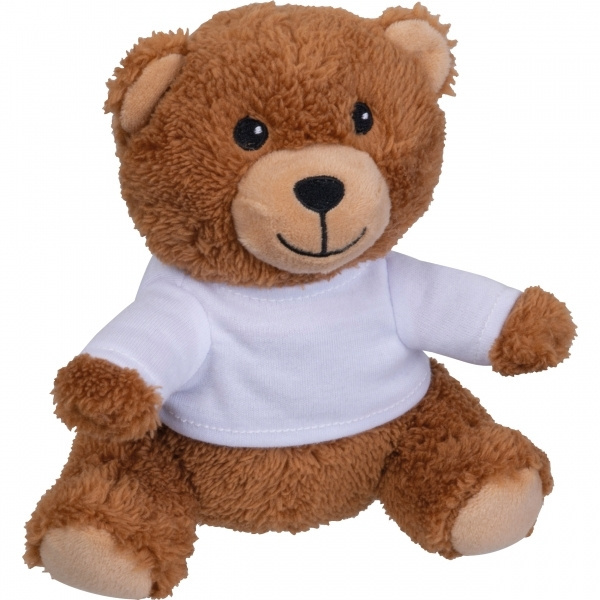 Logo trade promotional products image of: Plush teddy bear HELSINKI