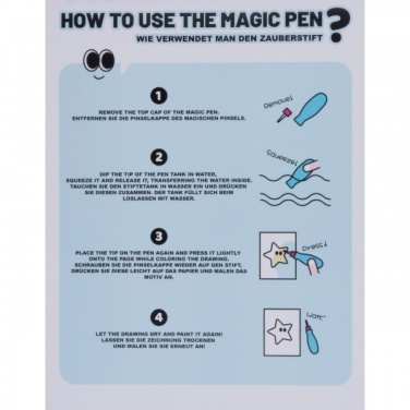 Logo trade promotional gifts image of: Watercoloring Book ANGERS