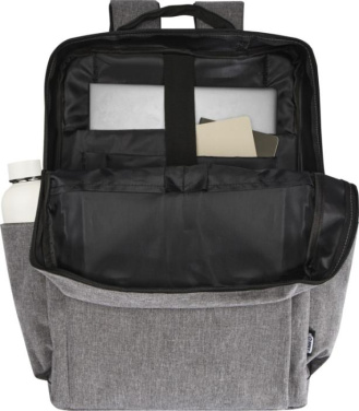 Logo trade promotional products picture of: Libra 15” GRS recycled laptop backpack 15L