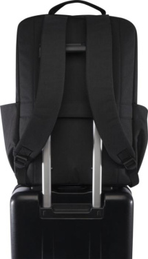 Logo trade advertising product photo of: Libra 15” GRS recycled laptop backpack 15L