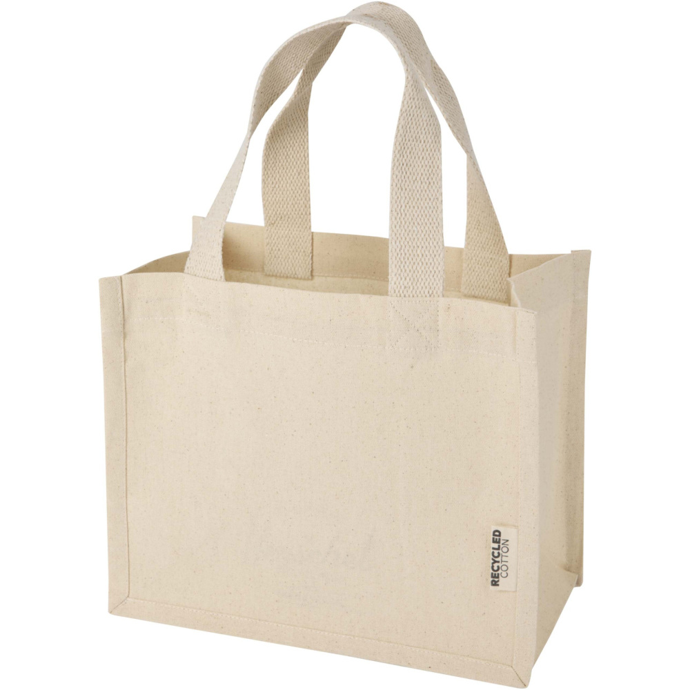 Logotrade promotional items photo of: Odessa 220 g/m² GRS recycled cotton mini gusset tote bag 9L