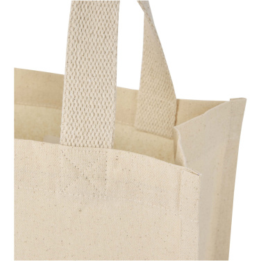 Logo trade promotional product photo of: Odessa 220 g/m² GRS recycled cotton mini gusset tote bag 9L