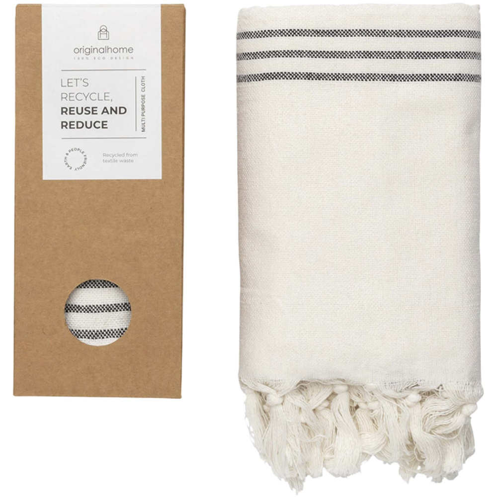 Logo trade corporate gifts picture of: Originalhome recycled cloth - 85 x 175 cm