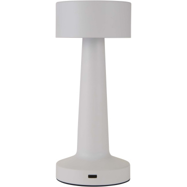 Logo trade promotional items image of: Aludra rechargeable dimmable table lamp with 3 light modes
