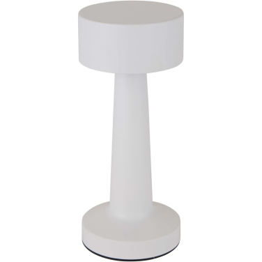 Logo trade advertising product photo of: Aludra rechargeable dimmable table lamp with 3 light modes