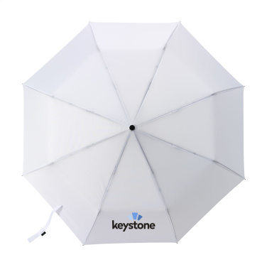Logotrade promotional item picture of: Michigan foldable RCS RPET umbrella 21 inch