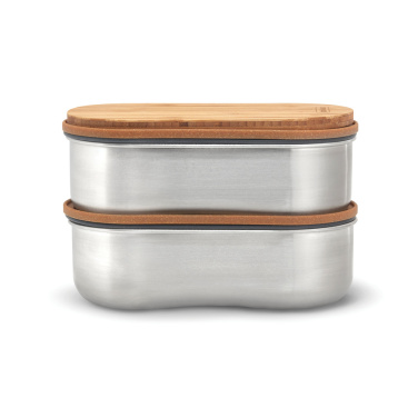 Logotrade advertising product image of: Black+Blum Stainless Steel Double Bento Box