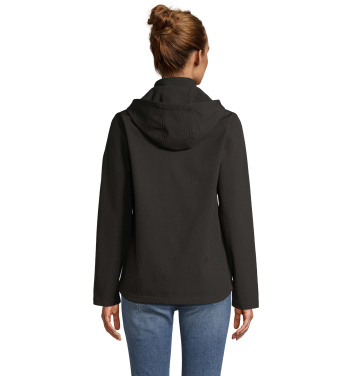 Logo trade promotional items image of: RACE WOMEN HOODED JACKET