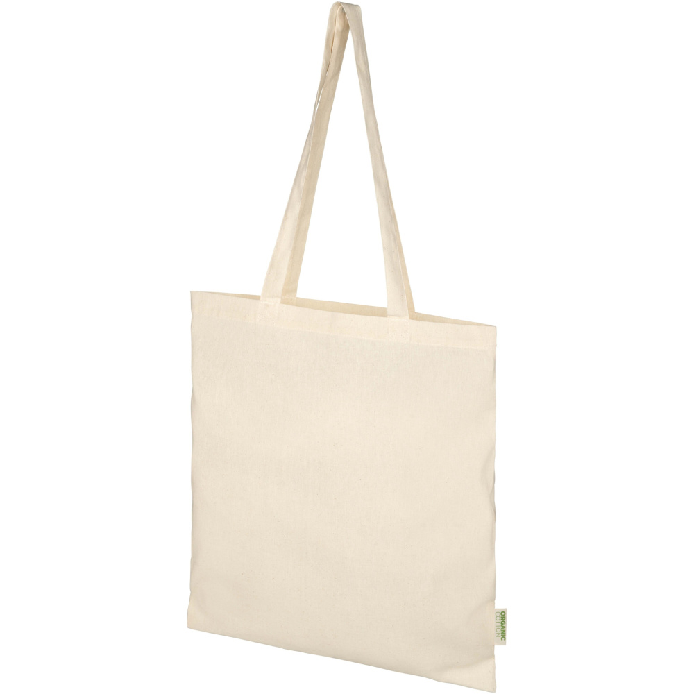 Logotrade business gift image of: Odisha 100 g/m² OCS organic tote bag 7L